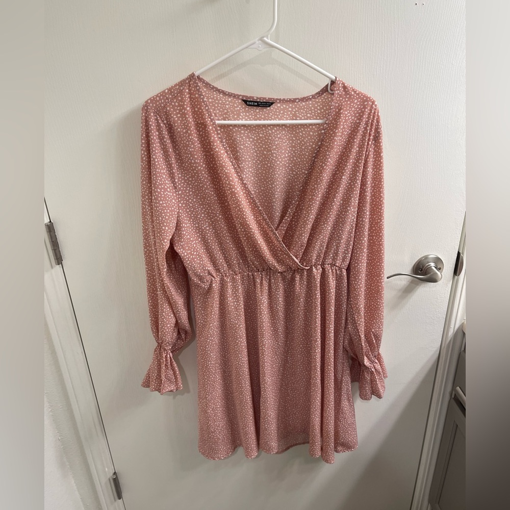 SHEIN women’s pink dress